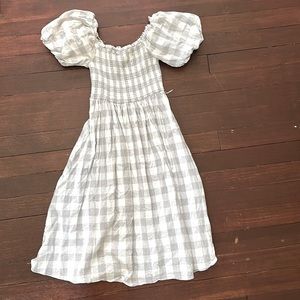 Red Dress Boutique Graceful Song Grey Gingham Midi Dress